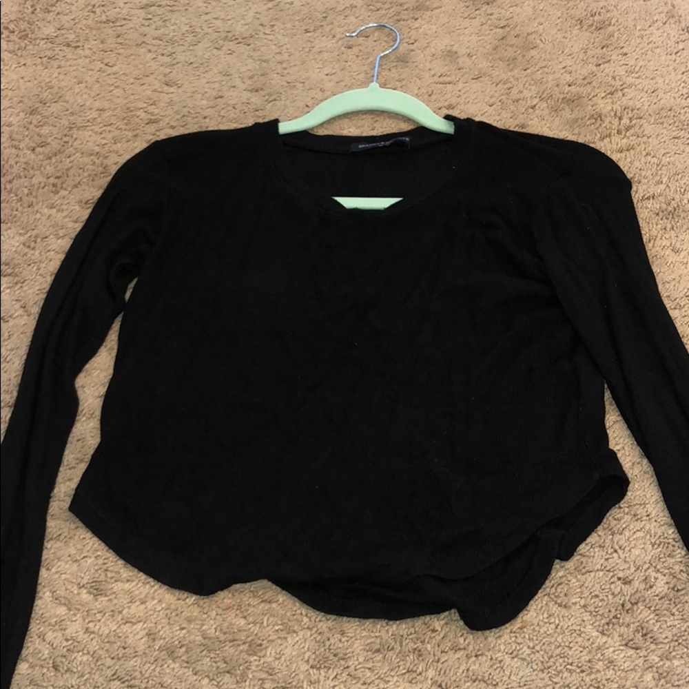 black long sleeve brandy shirt